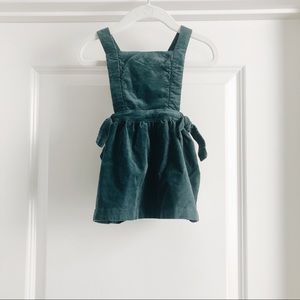 NWT Zara Velvet Suspender Skirt